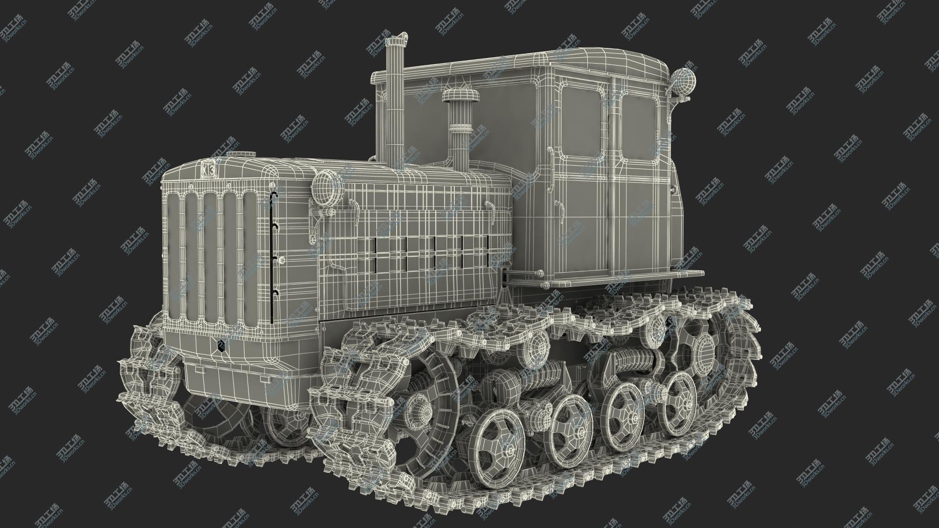 images/goods_img/202104093/3D Old Soviet Crawler Tractor DT54 Rigged model/4.jpg